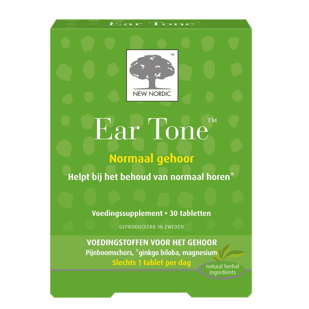 New Nordic Ear Tone Tabletten - 30TB | Zensitivity New Nordic Ear Tone Tabletten - kopen-vitamine online - Oor supplementen kopen - supplementen kopen-voedingssupplementen-beste voedingssupplementen-supplementen bestellen-zensitivity