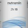 Nutramin Zn 15 Tabletten -  kopen-vitamine online - Zink kopen - supplementen kopen-voedingssupplementen-beste voedingssupplementen-supplementen bestellen-zensitivity