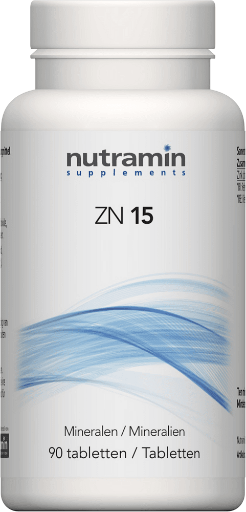Nutramin Zn 15 Tabletten - 90TB | Zensitivity Nutramin Zn 15 Tabletten -  kopen-vitamine online - Zink kopen - supplementen kopen-voedingssupplementen-beste voedingssupplementen-supplementen bestellen-zensitivity