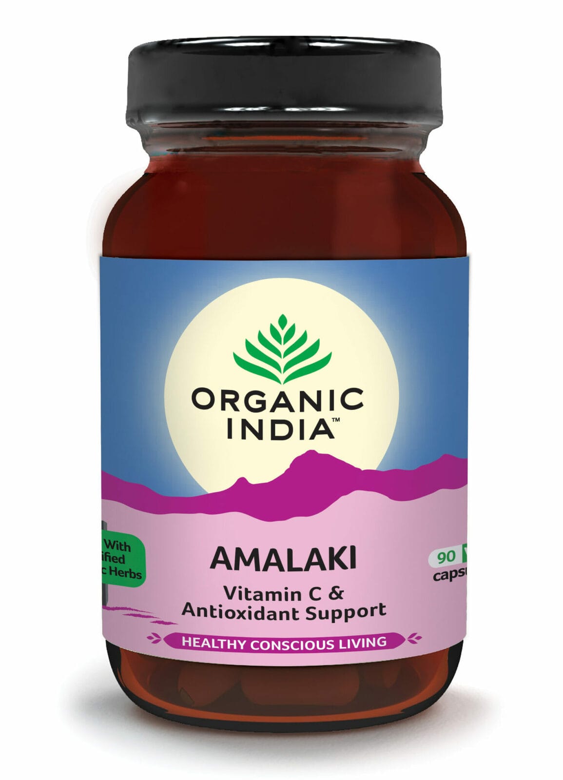 Organic India Amalaki Capsules - 90CP | Zensitivity Organic India Amalaki Capsules - Antioxidanten kopen-vitamine online - Populaire supplementen kopen - supplementen kopen-voedingssupplementen-beste voedingssupplementen-supplementen bestellen-zensitivity