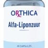 Orthica Alfa-Liponzuur Capsules - 60CP | Zensitivity Orthica Alfa-Liponzuur Capsules - Antioxidanten kopen-vitamine online - Populaire supplementen kopen - supplementen kopen-voedingssupplementen-beste voedingssupplementen-supplementen bestellen-zensitivity
