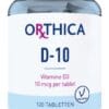 Orthica D-10 Tabletten - 120TB | Zensitivity Orthica D-10 Tabletten - kopen-vitamine online - kopen - supplementen kopen-voedingssupplementen-beste voedingssupplementen-supplementen bestellen-zensitivity