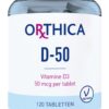 Orthica D-50 Tabletten - 120TB | Zensitivity Orthica D-50 Tabletten - kopen-vitamine online - kopen - supplementen kopen-voedingssupplementen-beste voedingssupplementen-supplementen bestellen-zensitivity