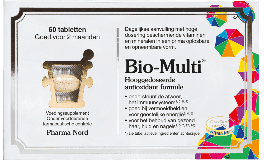 Pharma Nord Bio-Multi Tabletten - Antioxidanten kopen-vitamine online - Populaire supplementen kopen - supplementen kopen-voedingssupplementen-beste voedingssupplementen-supplementen bestellen-zensitivity
