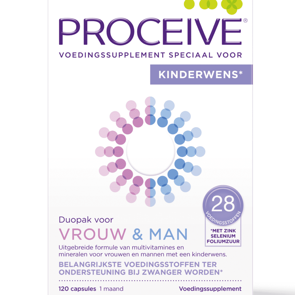 Proceive Kinderwens Duopak Vrouw & Man Capsules -  kopen-vitamine online - Supplementen man kopen - supplementen kopen-voedingssupplementen-beste voedingssupplementen-supplementen bestellen-zensitivity