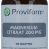 Proviform Magnesiumcitraat 200mg Tabletten 120st -  kopen-vitamine online - Spier supplementen kopen - supplementen kopen-voedingssupplementen-beste voedingssupplementen-supplementen bestellen-zensitivity