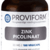 Proviform Zink Picolinaat 30mg Capscules 100st - 100VCP | Zensitivity Proviform Zink Picolinaat 30mg Capscules 100st - Antioxidanten kopen-vitamine online - Populaire supplementen kopen - supplementen kopen-voedingssupplementen-beste voedingssupplementen-supplementen bestellen-zensitivity