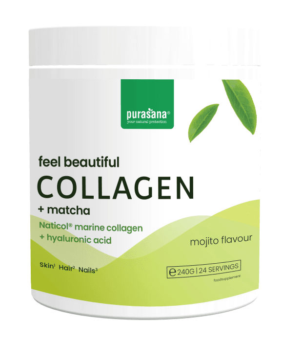Purasana Collagen Matcha - 240GR | Zensitivity Purasana Collagen Matcha - Collageen kopen-vitamine online - Populaire supplementen kopen - supplementen kopen-voedingssupplementen-beste voedingssupplementen-supplementen bestellen-zensitivity