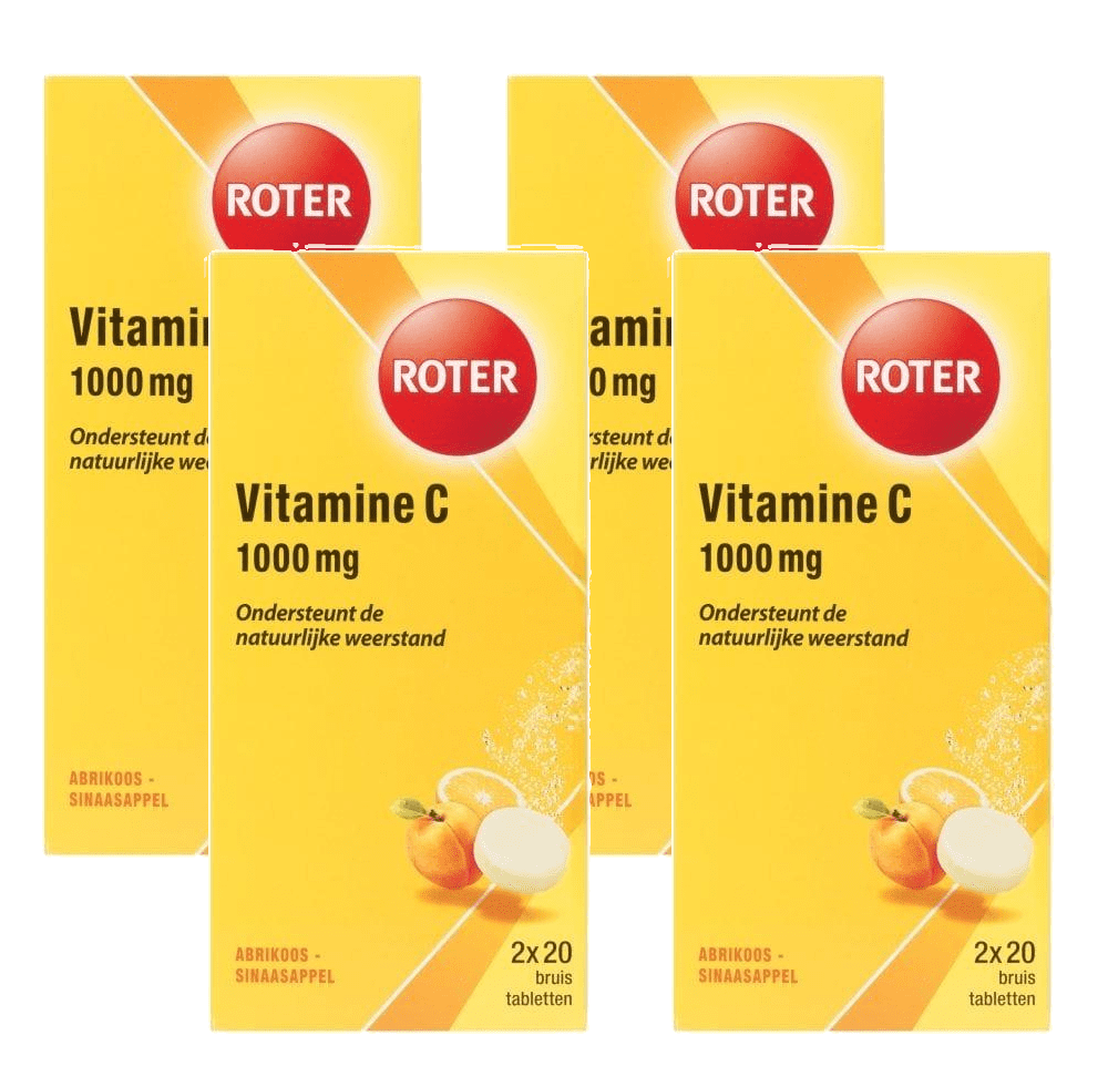 Roter Vitamine C 1000mg Bruistabletten Multiverpakking -  kopen-vitamine online -  kopen - supplementen kopen-voedingssupplementen-beste voedingssupplementen-supplementen bestellen-zensitivity