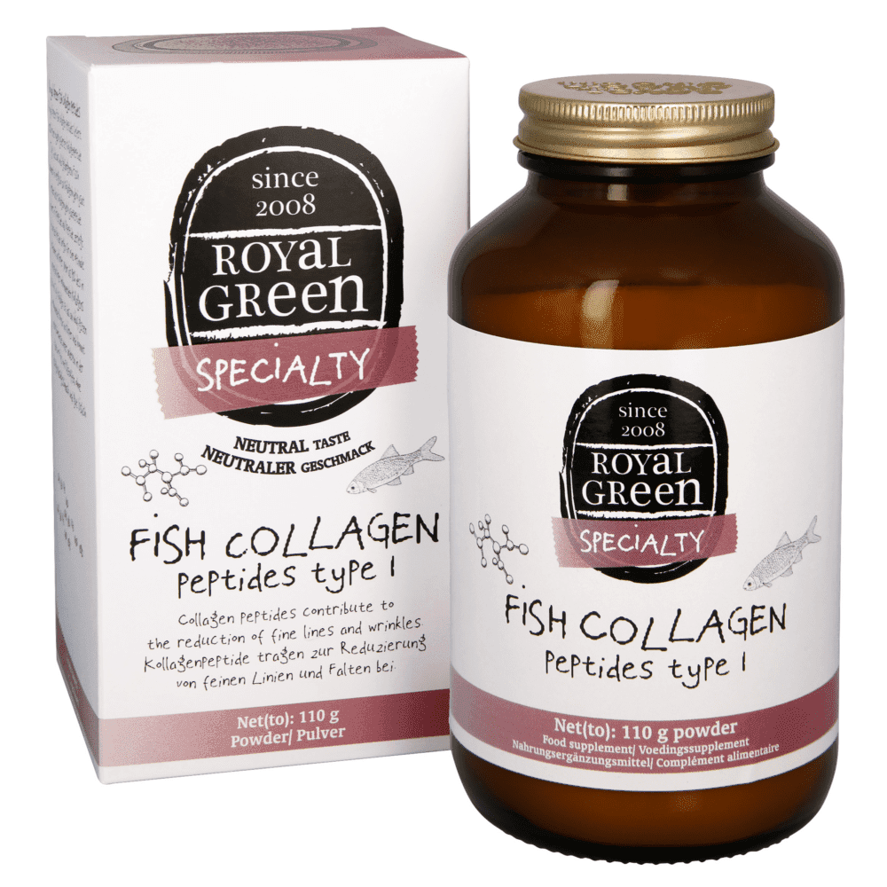 Royal Green Fish Collagen Peptide Type 1 Poeder - Collageen kopen-vitamine online - Populaire supplementen kopen - supplementen kopen-voedingssupplementen-beste voedingssupplementen-supplementen bestellen-zensitivity