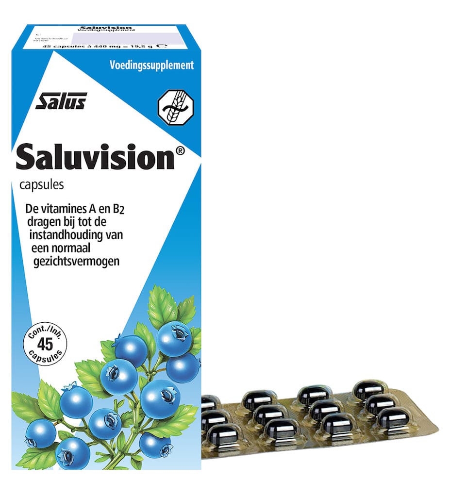 Salus Saluvision Capsules - 45CP | Zensitivity Salus Saluvision Capsules -  kopen-vitamine online - Oog supplementen kopen - supplementen kopen-voedingssupplementen-beste voedingssupplementen-supplementen bestellen-zensitivity