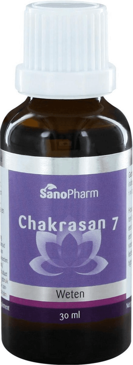 Sanopharm Chakrasan 7 - 30ML | Zensitivity Sanopharm Chakrasan 7 -  kopen-vitamine online - Energethische supplementen kopen - supplementen kopen-voedingssupplementen-beste voedingssupplementen-supplementen bestellen-zensitivity