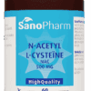 Sanopharm N-acetyl L-cysteine Capsules - 60CP | Zensitivity Sanopharm N-acetyl L-cysteine Capsules - Antioxidanten kopen-vitamine online - Populaire supplementen kopen - supplementen kopen-voedingssupplementen-beste voedingssupplementen-supplementen bestellen-zensitivity