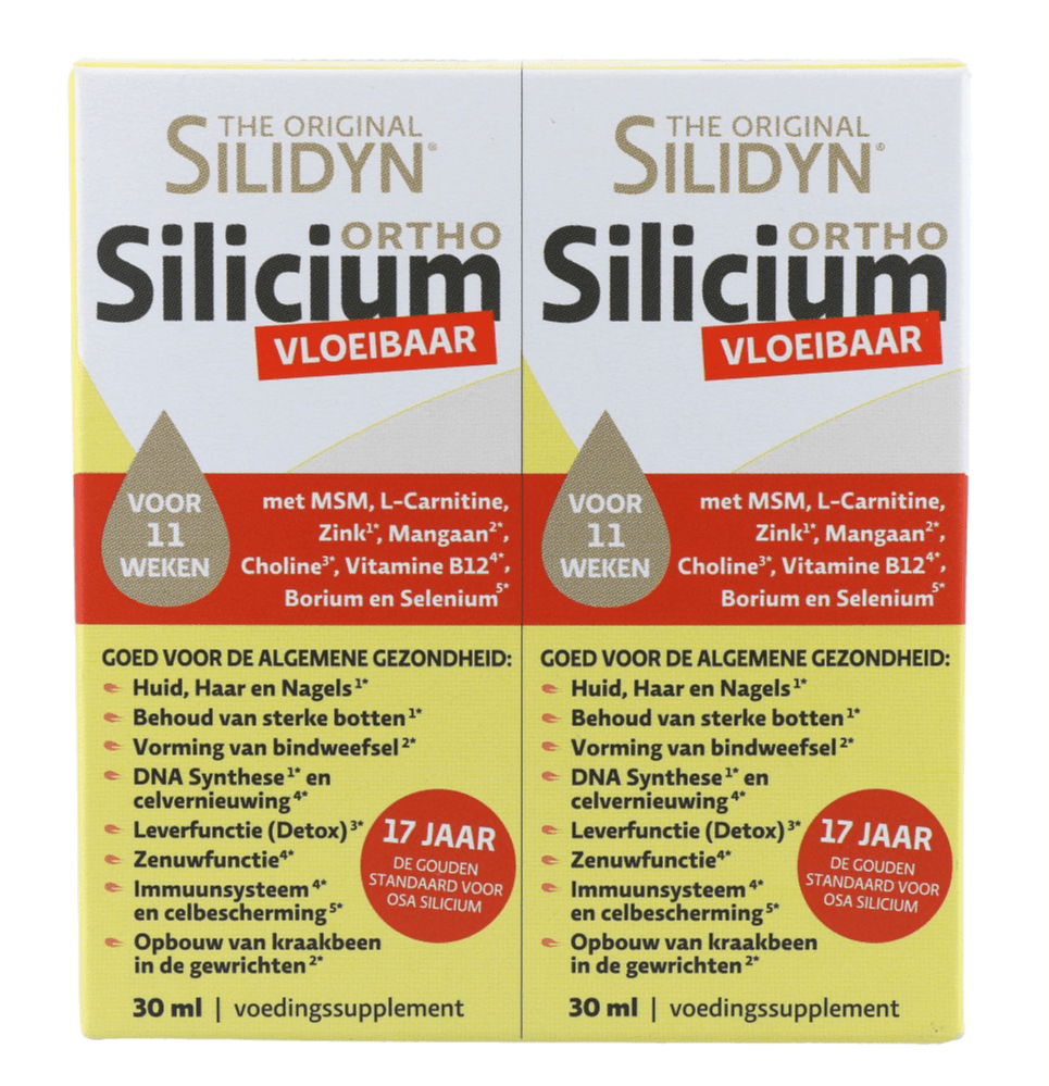 Silidyn Silicium Druppels Duoverpakking 2x30ml -  kopen-vitamine online -  kopen - supplementen kopen-voedingssupplementen-beste voedingssupplementen-supplementen bestellen-zensitivity