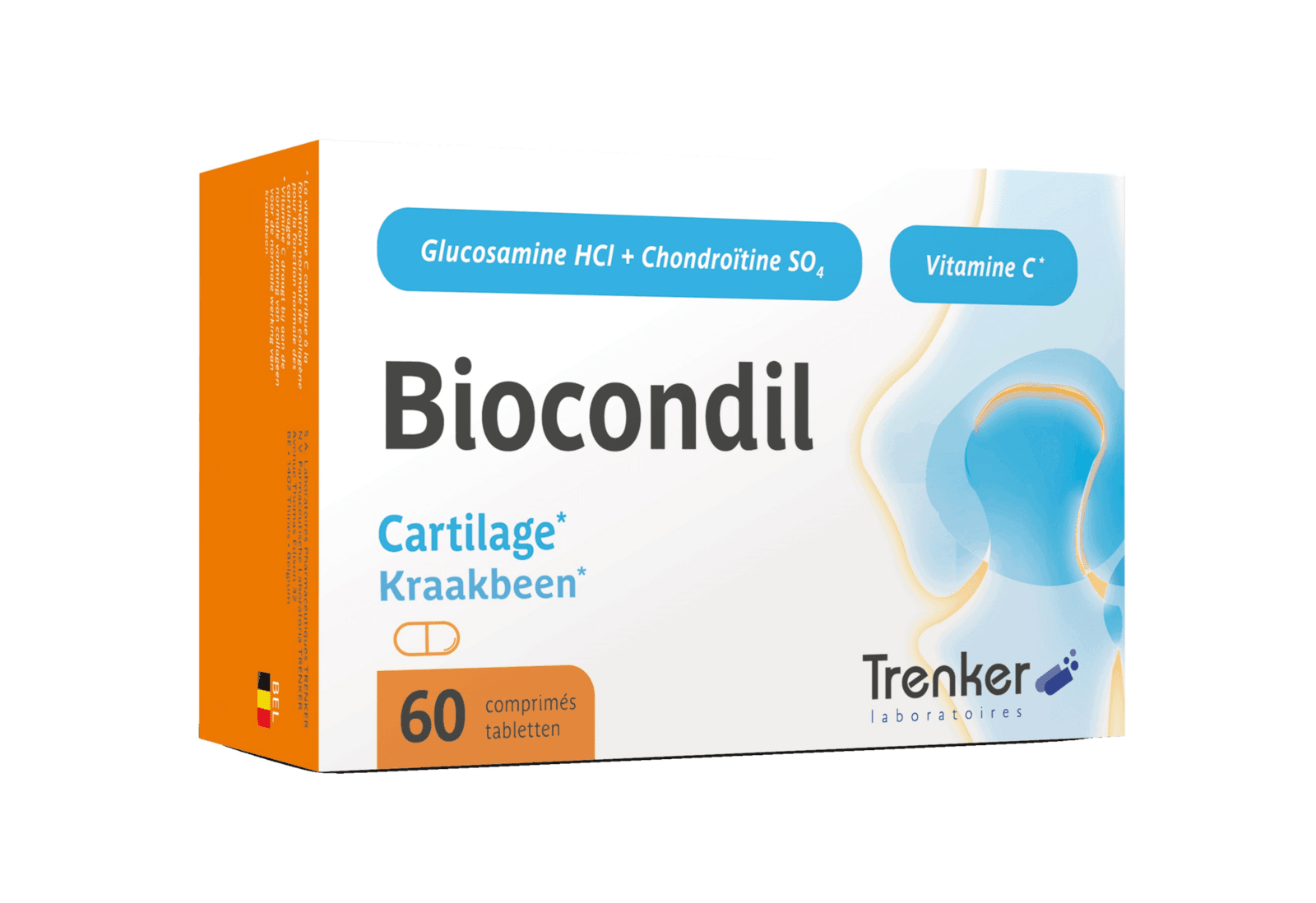 Trenker Biocondil Tabletten - 60TB | Zensitivity Trenker Biocondil Tabletten -  kopen-vitamine online - Glucosamine-Chondroitine-MSM kopen - supplementen kopen-voedingssupplementen-beste voedingssupplementen-supplementen bestellen-zensitivity