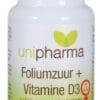 Unipharma Foliumzuur + Vitamine D3 Tabletten 120st -  kopen-vitamine online - Foliumzuur kopen - supplementen kopen-voedingssupplementen-beste voedingssupplementen-supplementen bestellen-zensitivity