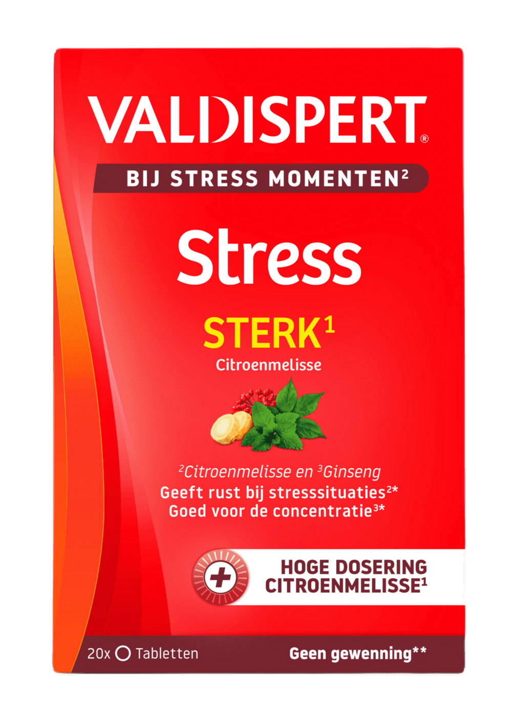 Valdispert Stress Sterk Tabletten - Ginseng kopen-vitamine online - Energie (vermoeidheid) kopen - supplementen kopen-voedingssupplementen-beste voedingssupplementen-supplementen bestellen-zensitivity
