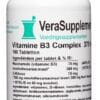 VeraSupplements Vitamine B3 Complex 375 mg Tabletten - Vitamine B3 kopen-vitamine online - Vitamine B kopen - supplementen kopen-voedingssupplementen-beste voedingssupplementen-supplementen bestellen-zensitivity