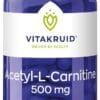 Vitakruid Acetyl-L-Carnitine 500MG - 90VCP | Zensitivity Vitakruid Acetyl-L-Carnitine 500MG -  kopen-vitamine online - Aminozuren kopen - supplementen kopen-voedingssupplementen-beste voedingssupplementen-supplementen bestellen-zensitivity