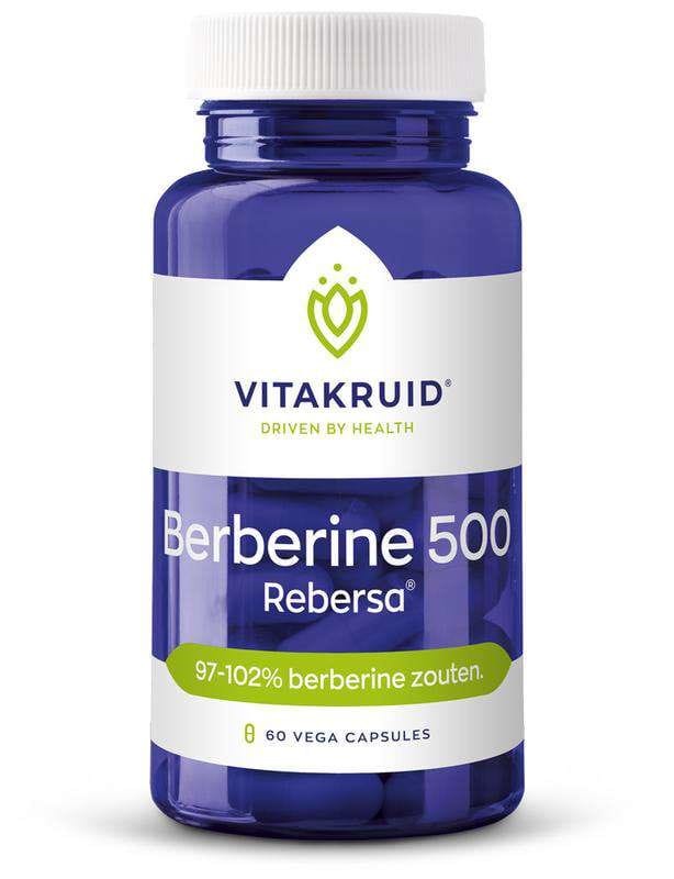Vitakruid Berberine 500 Rebersa Capsules - 60VCP | Zensitivity Vitakruid Berberine 500 Rebersa Capsules -  kopen-vitamine online -  kopen