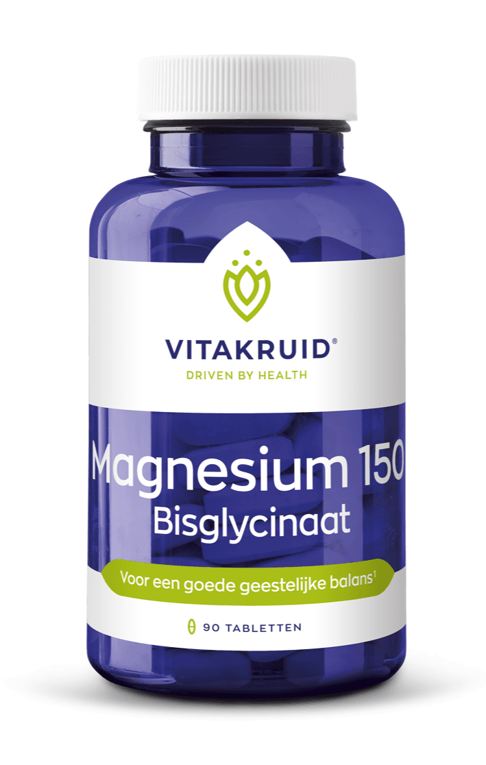 Vitakruid Magnesium 150 Bisglycinaat Tabletten - 180TB | Zensitivity Vitakruid Magnesium 150 Bisglycinaat Tabletten -  kopen-vitamine online -  kopen - supplementen kopen-voedingssupplementen-beste voedingssupplementen-supplementen bestellen-zensitivity
