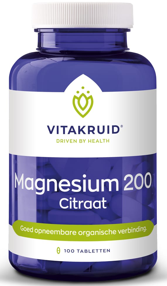Vitakruid Magnesium 200 Citraat Tabletten - 90TB | Zensitivity Vitakruid Magnesium 200 Citraat Tabletten - kopen-vitamine online - kopen - supplementen kopen-voedingssupplementen-beste voedingssupplementen-supplementen bestellen-zensitivity