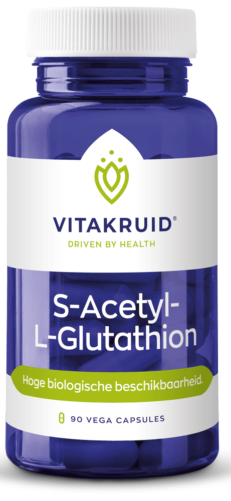 Vitakruid S-Acetyl-L-Glutathion Capsules - 90VCP | Zensitivity Vitakruid S-Acetyl-L-Glutathion Capsules - Antioxidanten kopen-vitamine online - Populaire supplementen kopen - supplementen kopen-voedingssupplementen-beste voedingssupplementen-supplementen bestellen-zensitivity