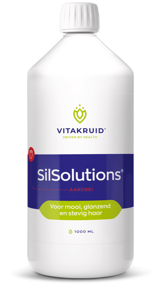 Vitakruid SilSolutions® Aardbei - 500ML | Zensitivity Vitakruid SilSolutions® Aardbei - Huid