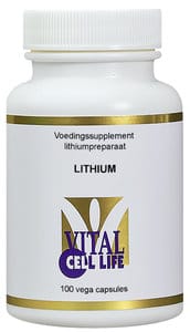 Vital Cell Life Lithium Capsules - 100TB | Zensitivity Vital Cell Life Lithium Capsules - Supplementen somber gevoel kopen-vitamine online - Gemoedstoestand kopen - supplementen kopen-voedingssupplementen-beste voedingssupplementen-supplementen bestellen-zensitivity