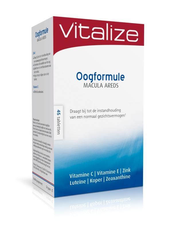 Vitalize Oogformule Macula Areds - 45TB | Zensitivity Vitalize Oogformule Macula Areds - kopen-vitamine online - Oog supplementen kopen - supplementen kopen-voedingssupplementen-beste voedingssupplementen-supplementen bestellen-zensitivity