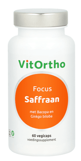 Vitortho Saffraan Focus Capsules - 60CP | Zensitivity Vitortho Saffraan Focus Capsules - Concentratie complex kopen-vitamine online - Concentratie supplementen kopen - supplementen kopen-voedingssupplementen-beste voedingssupplementen-supplementen bestellen-zensitivity