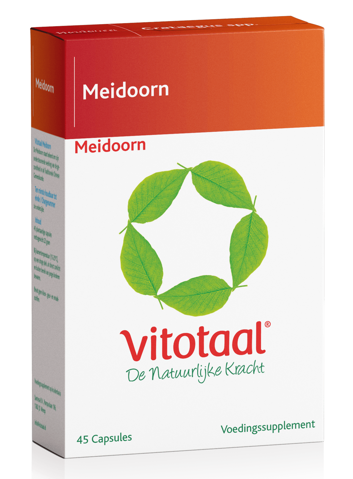 Vitotaal Meidoorn Capsules - 45CP | Zensitivity Vitotaal Meidoorn Capsules - kopen-vitamine online - Hart en bloedvaten kopen - supplementen kopen-voedingssupplementen-beste voedingssupplementen-supplementen bestellen-zensitivity