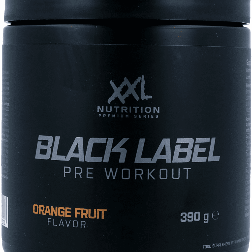 XXL Nutrition Black Label Pre Workout - Orange Fruit -  kopen-vitamine online -  kopen - supplementen kopen-voedingssupplementen-beste voedingssupplementen-supplementen bestellen-zensitivity
