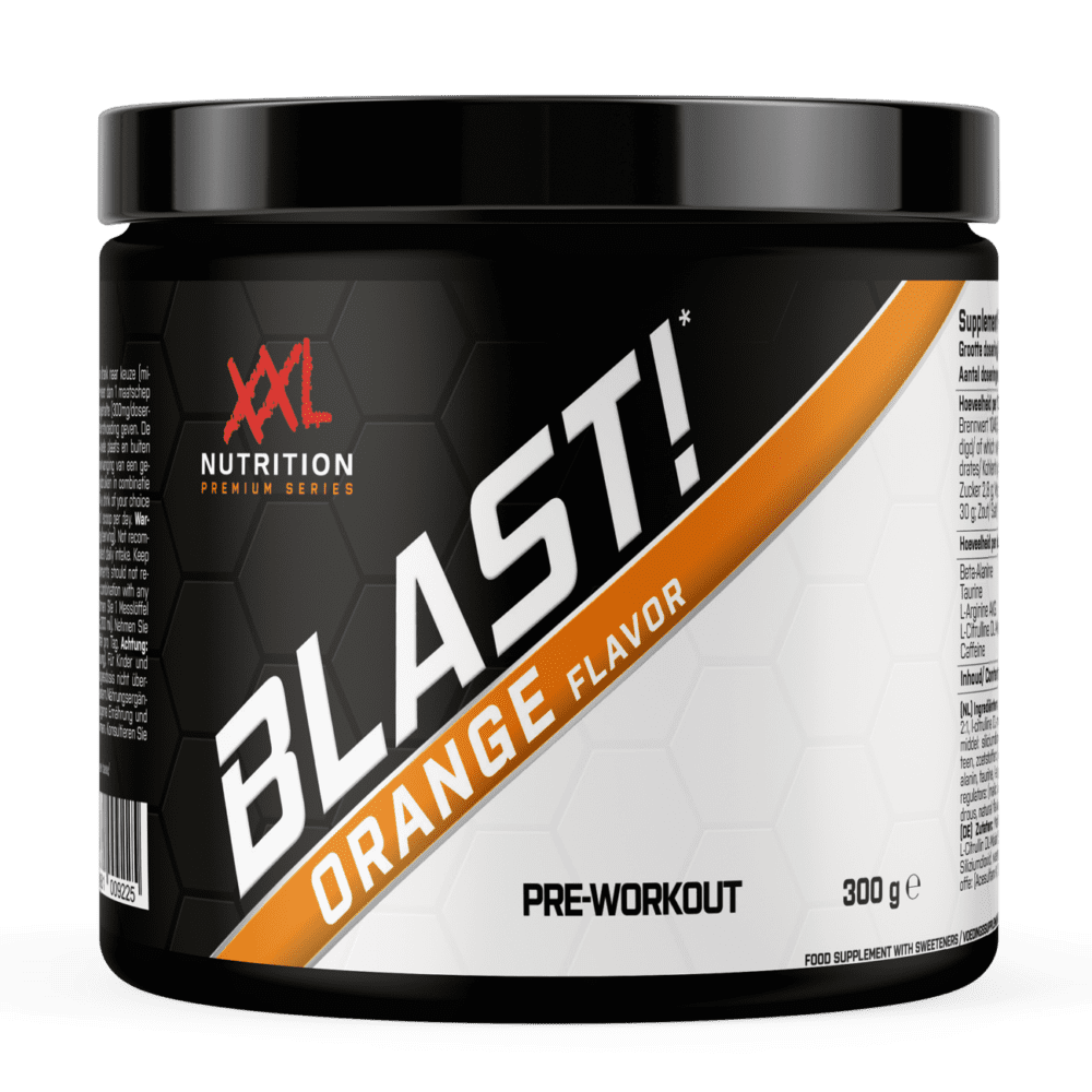 XXL Nutrition Blast! Pre Workout - Orange -  kopen-vitamine online - Sportvoeding kopen - supplementen kopen-voedingssupplementen-beste voedingssupplementen-supplementen bestellen-zensitivity