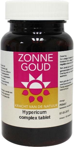 Zonnegoud Hypericum Complex Tabletten -  kopen-vitamine online -  kopen - supplementen kopen-voedingssupplementen-beste voedingssupplementen-supplementen bestellen-zensitivity