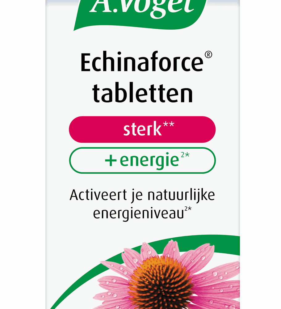 A.Vogel Echinaforce Sterk** + Energie* Tabletten - Echinacea kopen-vitamine online - Weerstand kopen - supplementen kopen-voedingssupplementen-beste voedingssupplementen-supplementen bestellen-zensitivity