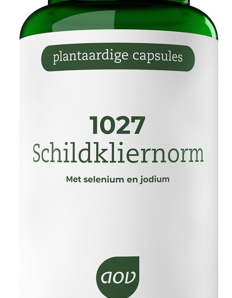 AOV 1027 Schildkliernorm Vegacaps -  kopen-vitamine online - Hormoonhuishouding (schildklier) kopen - supplementen kopen-voedingssupplementen-beste voedingssupplementen-supplementen bestellen-zensitivity