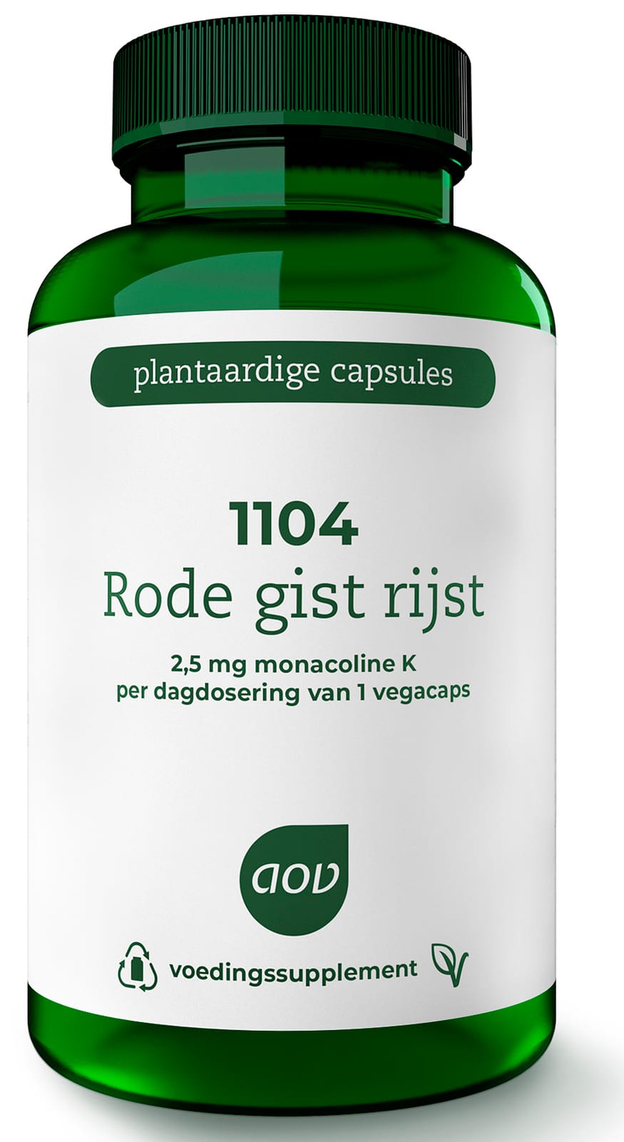 AOV 1104 Rode Gist Rijst Extract Vegacaps - Rode gist rijst kopen-vitamine online - Populaire supplementen kopen - supplementen kopen-voedingssupplementen-beste voedingssupplementen-supplementen bestellen-zensitivity