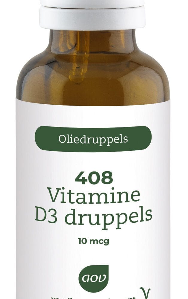 AOV 408 Vitamine D3 Druppels 25ml -  kopen-vitamine online - Vitamine D kopen - supplementen kopen-voedingssupplementen-beste voedingssupplementen-supplementen bestellen-zensitivity
