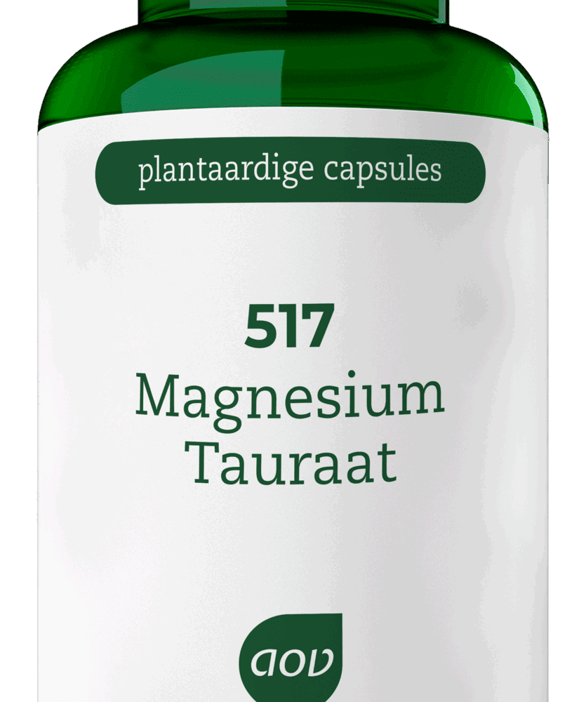 AOV 517 Magnesium Tauraat Capsules -  kopen-vitamine online -  kopen - supplementen kopen-voedingssupplementen-beste voedingssupplementen-supplementen bestellen-zensitivity