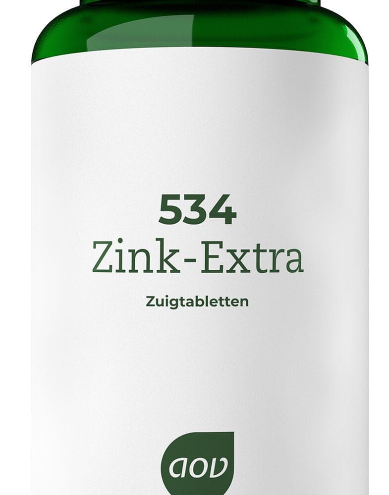 AOV 534 Zink Extra Zuigtabletten -  kopen-vitamine online - Zink kopen - supplementen kopen-voedingssupplementen-beste voedingssupplementen-supplementen bestellen-zensitivity