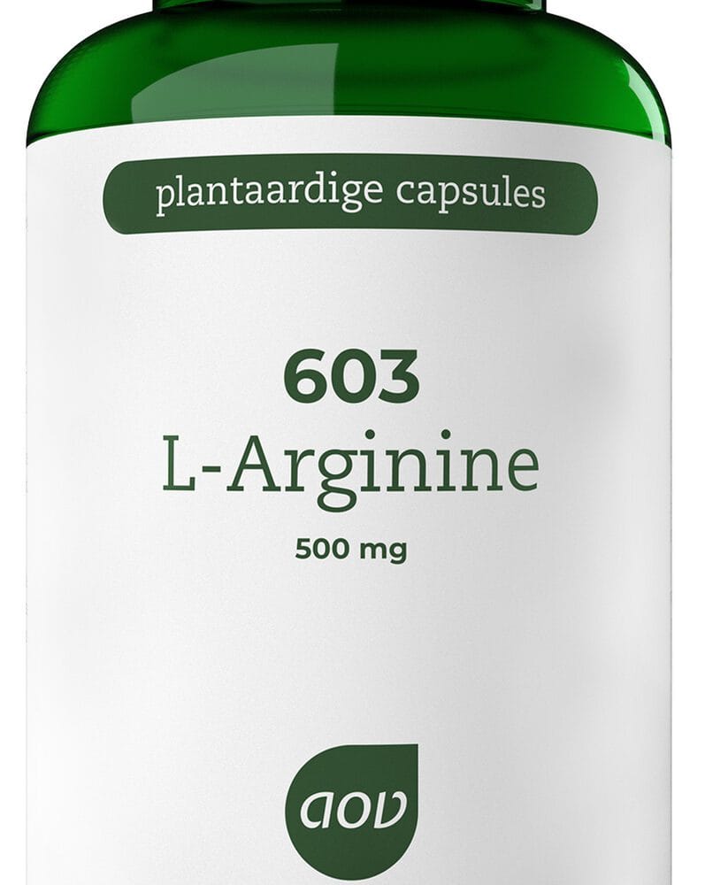 AOV 603 L Arginine 500mg Vegacaps -  kopen-vitamine online - Aminozuren kopen - supplementen kopen-voedingssupplementen-beste voedingssupplementen-supplementen bestellen-zensitivity