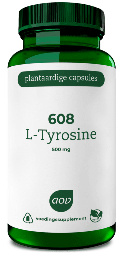 AOV 608 L-Tyrosine 500mg Capsules -  kopen-vitamine online - Aminozuren kopen - supplementen kopen-voedingssupplementen-beste voedingssupplementen-supplementen bestellen-zensitivity