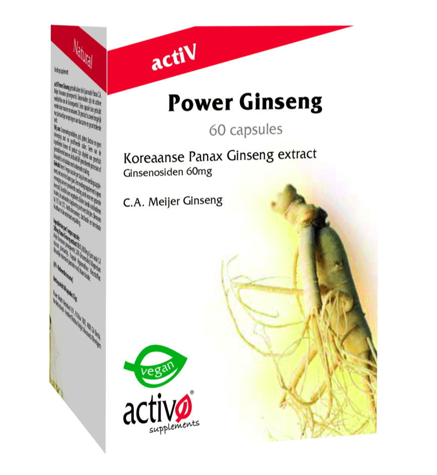 Activo Power Ginseng Capsules - Ginseng kopen-vitamine online - Energie (vermoeidheid) kopen - supplementen kopen-voedingssupplementen-beste voedingssupplementen-supplementen bestellen-zensitivity