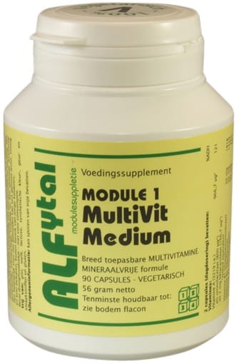 Alfytal Multivit Medium Vegetarische Capsules -  kopen-vitamine online - Algemene multivitaminen kopen - supplementen kopen-voedingssupplementen-beste voedingssupplementen-supplementen bestellen-zensitivity
