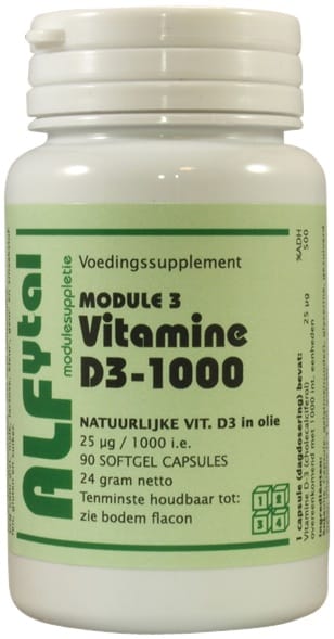 Alfytal Vitamine D3 1000IU Capsules -  kopen-vitamine online - Vitamine D kopen - supplementen kopen-voedingssupplementen-beste voedingssupplementen-supplementen bestellen-zensitivity
