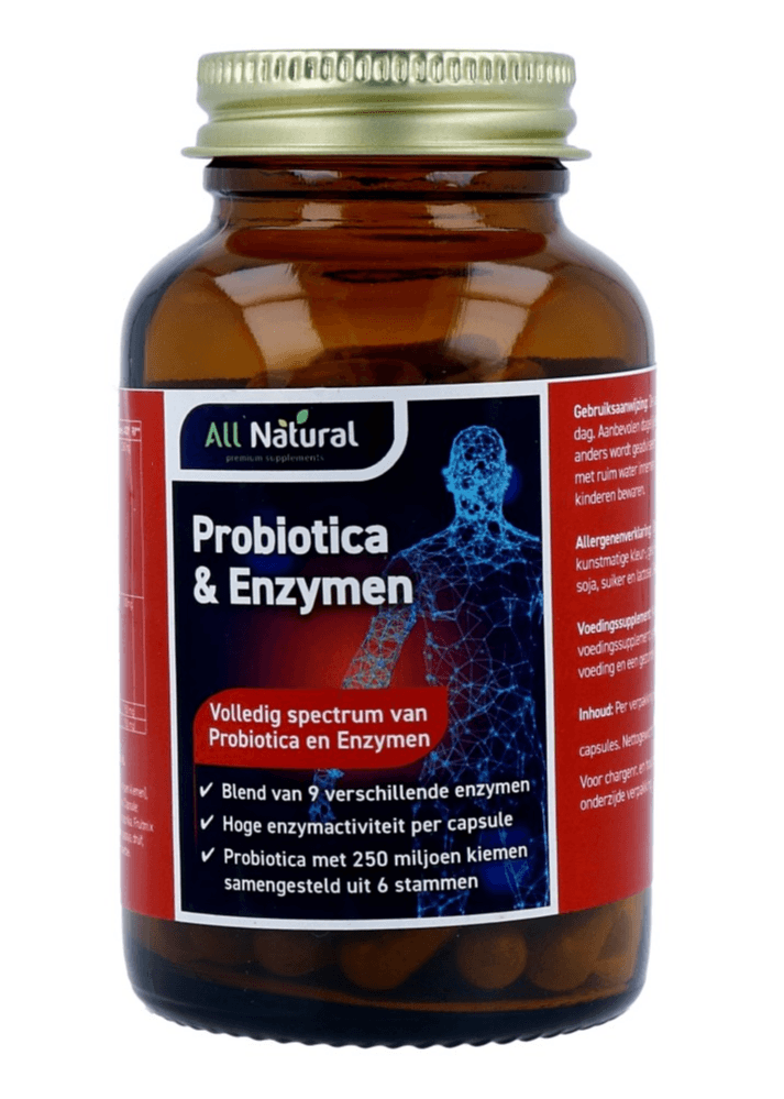 All Natural Probiotica Enzymen Capsules - 60CP | Zensitivity All Natural Probiotica Enzymen Capsules -  kopen-vitamine online - Probiotica kopen - supplementen kopen-voedingssupplementen-beste voedingssupplementen-supplementen bestellen-zensitivity