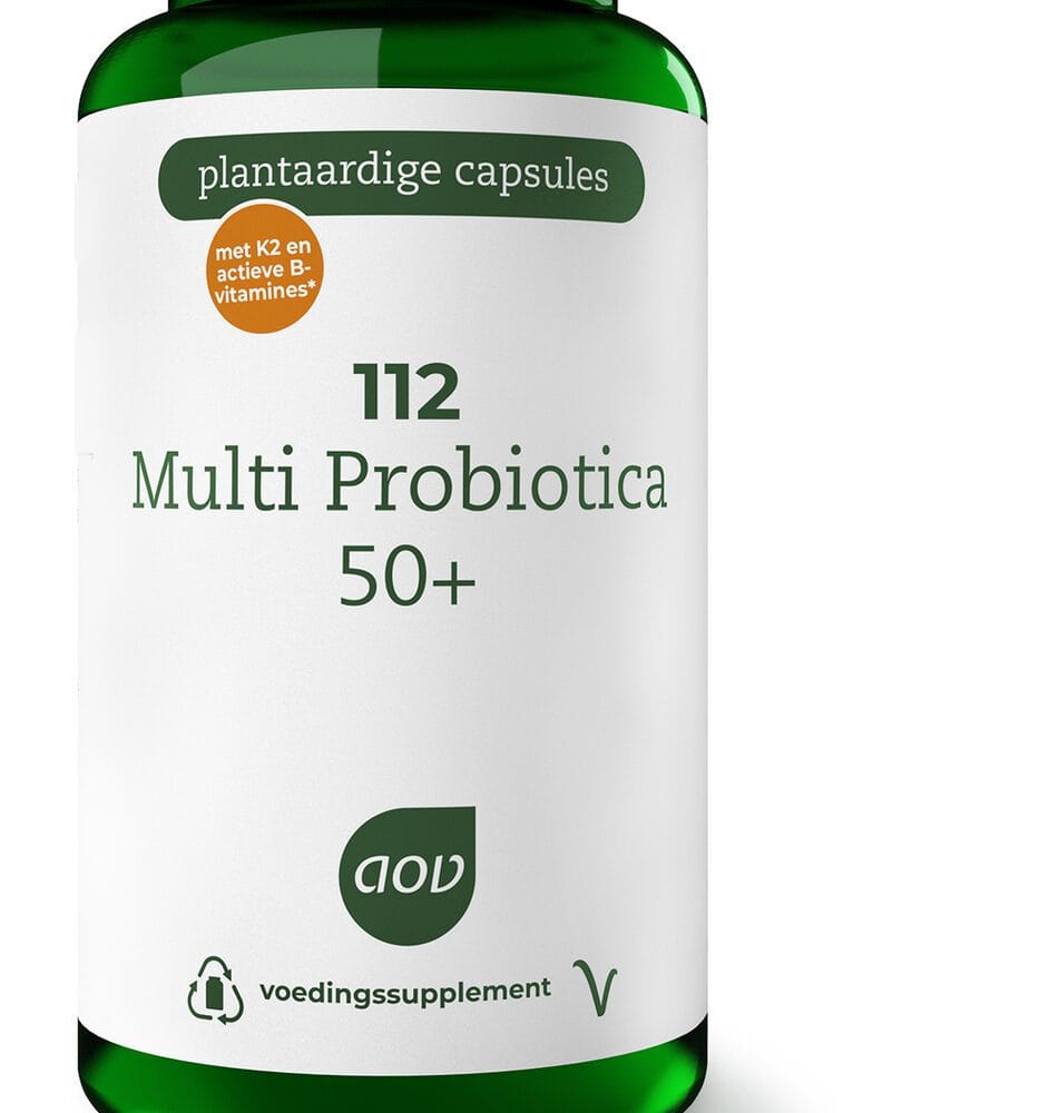 Aov 112 Multi Probiotica 50+ Capsules -  kopen-vitamine online - Multivitamine 50plus kopen - supplementen kopen-voedingssupplementen-beste voedingssupplementen-supplementen bestellen-zensitivity