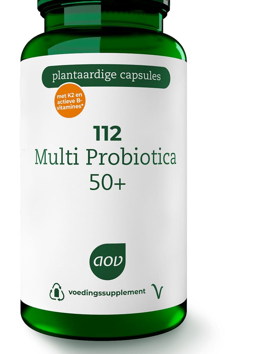 Aov 112 Multi Probiotica 50+ Capsules -  kopen-vitamine online - Multivitamine 50plus kopen - supplementen kopen-voedingssupplementen-beste voedingssupplementen-supplementen bestellen-zensitivity