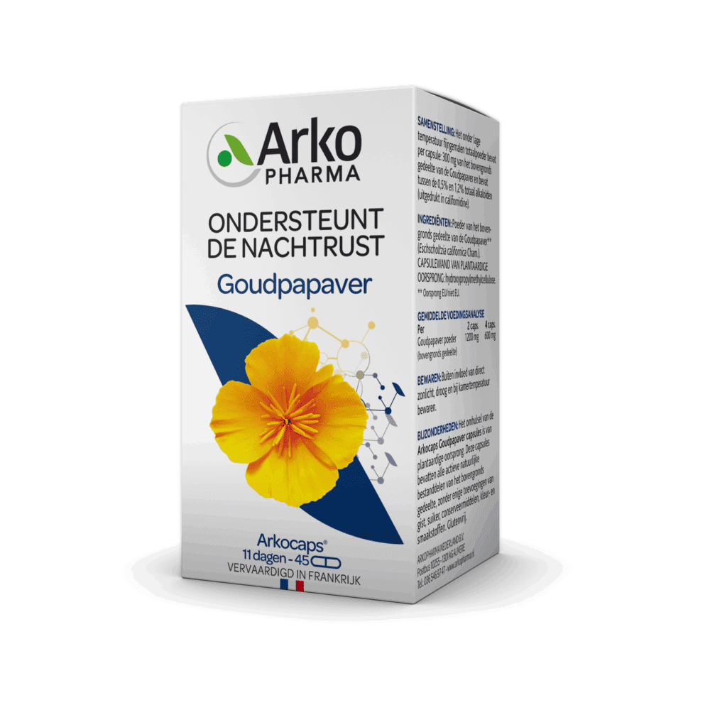 Arkocaps Goudpapaver Capsules 45st - Goede nachtrust complex kopen-vitamine online - Goede nachtrust kopen - supplementen kopen-voedingssupplementen-beste voedingssupplementen-supplementen bestellen-zensitivity